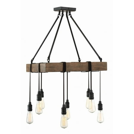 

8 Light Pendant-Industrial Style with Rustic and Farmhouse Inspirations-36.5 inches Tall By 22 inches Wide Bailey Street Home 159-Bel-2749670