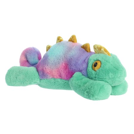 Aurora - Large Green Snoozles - 16 Chameleon - Laid-back Stuffed Animal