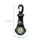 thumbnail image 5 of Reloj colgante multifunción con correa de nailon y mosquetón, reloj de bolsillo deportivo., 5 of 7