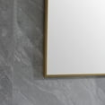 thumbnail image 3 of EVIVA Gold 60X30 Inch Modern Framed Bathroom Mirror, 3 of 3