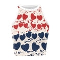 thumbnail image 3 of Vetsdori Summer Tank Tops for Women Work Sleeveless Tshirts Casual Camisole July 4th Red White and Blue Independence Day Patriotic Juniors Tops Fashion, 3 of 6