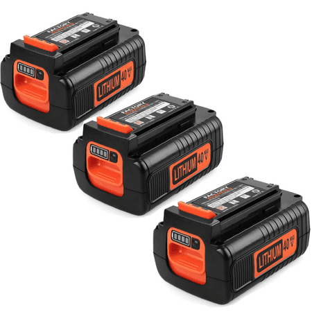 

LBX2040 Replacement Battery for Black and Decker 40v Tools LHT2436 LST140C (3Pack)