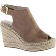 thumbnail image 2 of Kenneth Cole New York Womens Olivia Buckle Espadrille Wedge Sandals, 2 of 7