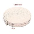 thumbnail image 2 of Oil Lamp Wick 4.5m Braided Cotton Replacement for Kerosene Lamps, Flat Burner Fuel Compatible, 2 of 5