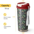 thumbnail image 4 of Christmas 18oz Double Drinking Coffee Mug – Vacuum Insulated Stainless Steel Travel Cup with Leakproof Lid, 316 Steel Thermos Tumbler for Hot & Cold Beverages, 4 of 7