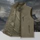 thumbnail image 4 of Chaleco sin mangas de imitación de cuero para hombre, chaqueta de club de motociclistas: cremallera frontal, múltiples bolsillos, para montar en moto/ropa urbana (M-XXXXXXL), 4 of 8