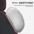 thumbnail image 5 of FLORICH Car Seat Covers Front, Luxury Nappa Leather Seat Covers, Breathable and Waterproof, Automotive Seat Covers Universal for Most Cars, Black & Red Line, 5 of 7