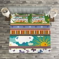 thumbnail image 3 of Ambesonne Colorful Quilted Bedspread Set 3 Pcs, Vivid Daisies Sun, Queen Size, Multicolor, 3 of 3