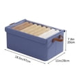 thumbnail image 3 of Fiudx Caja de Almacenamiento, Organizador de Tela Resistente, Contenedor Plegable para Ropa y Calcetines, Solución para Ahorrar Espacio, Uso En Casa o En La Oficina, Fácil Transporte y Embalaje., 3 of 6