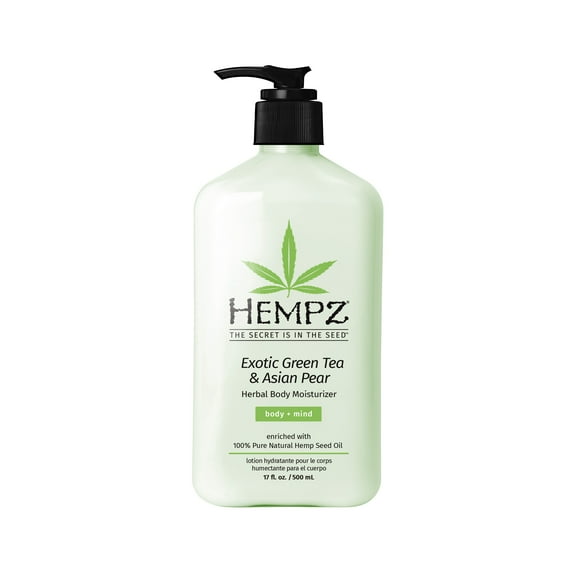 Hempz Exotic Green Tea & Asian Pear Herbal Body Moisturizer – 17 oz.
