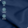 thumbnail image 2 of Bare Home 22" Extra Deep Pocket Sheet Set - Premium 1800 Collection - Ultra-Soft - Full, Dark Blue, 2 of 8