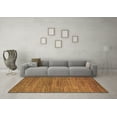 thumbnail image 3 of Ahgly Company Indoor Round Abstract Brown Modern Area Rugs, 3' Round, 3 of 4