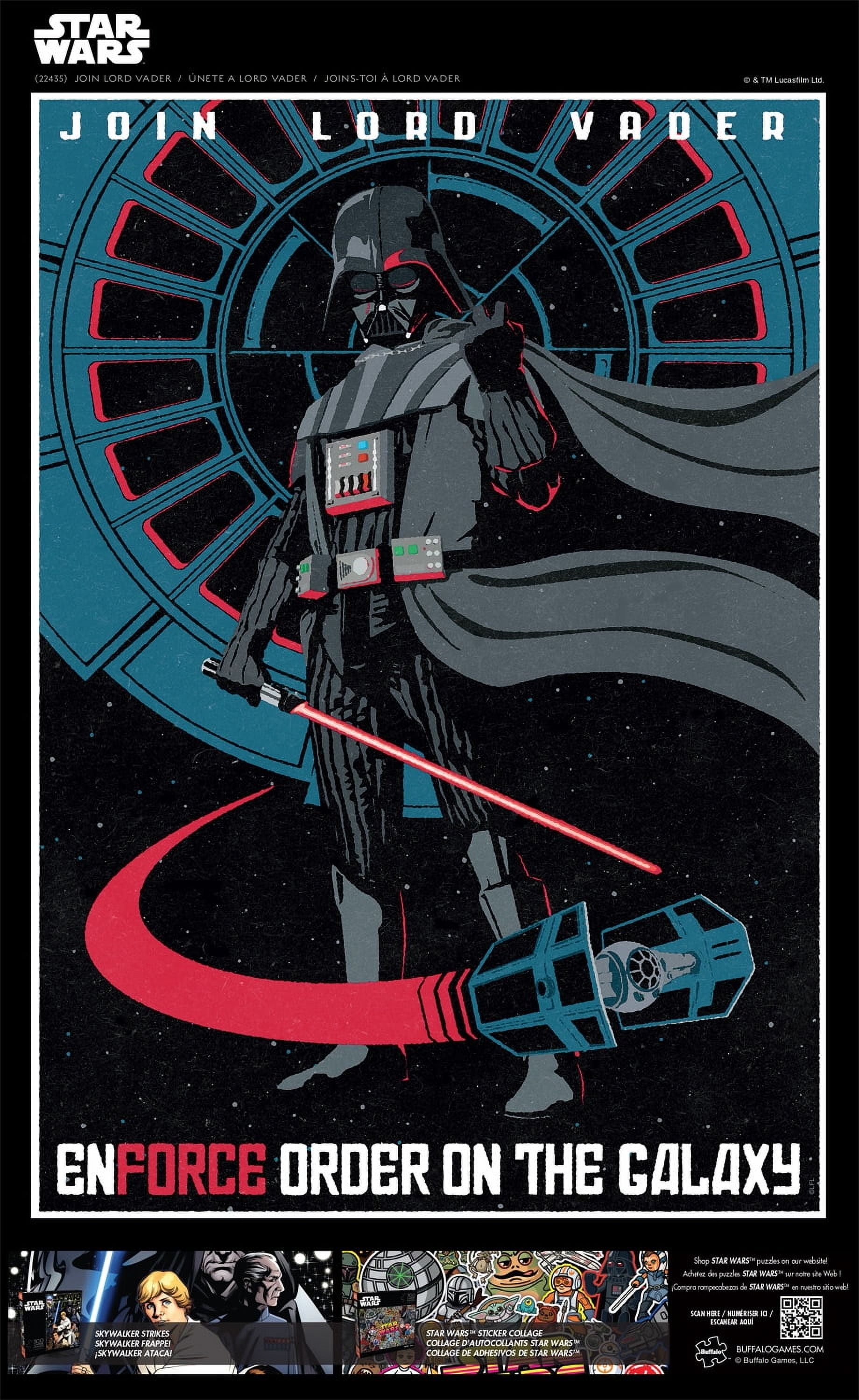 Buffalo Games Star Wars Join Lord Vader Puzzle de 300 pièces imbriqué pour adultes de 14 à 99 ans