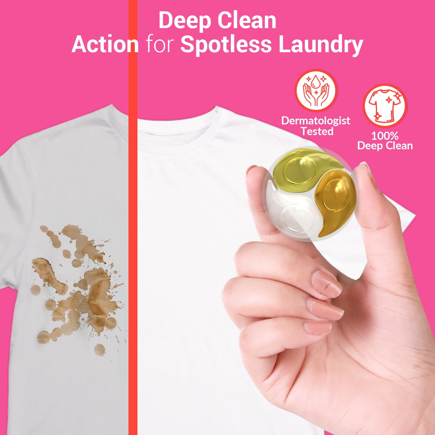 WBM Laundry Detergent Pods, Autumn Scent, 128 Count, Ultra Power Cleaning, Recyclable Packaging