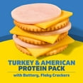 thumbnail image 4 of Lunchables Turkey and American Cracker Stackers Snack Kit, 3.2 oz Pack, Refrigerated, Whole, 4 of 16