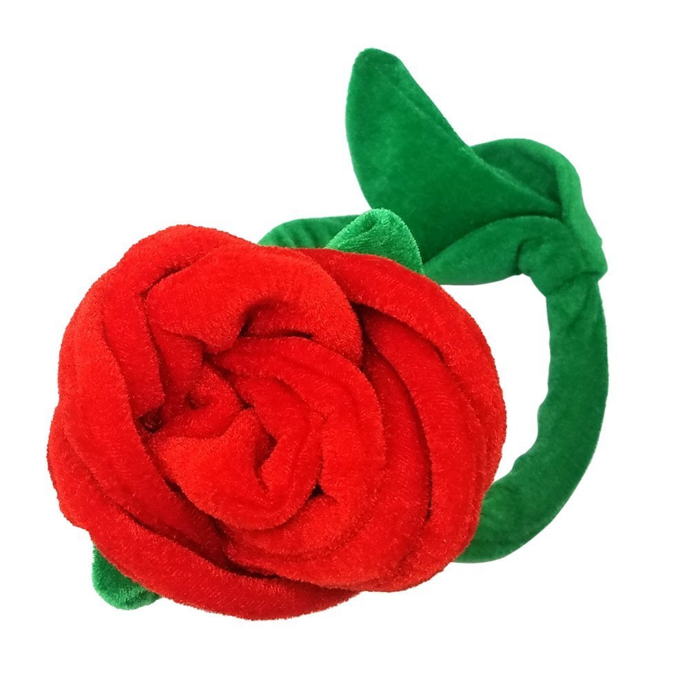 Flowers For Lovers Large Stuffed Plush Red Rose 32" with Bendable and