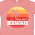 thumbnail image 4 of Inktastic Kailua Beach Hawaii Retro Sunset Boys or Girls Toddler T-Shirt, 4 of 5