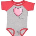 thumbnail image 3 of Inktastic Pink Balloon Heart Boys or Girls Baby Bodysuit, 3 of 5
