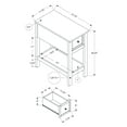 thumbnail image 2 of Dtwnek 2 Tier End Table with Bottom Shelf and 1 Drawer, Side Table for Bedroom, Office, Living Room, Black, 2 of 11
