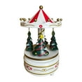 thumbnail image 2 of Gumesh Rotating Christmas Carousel Music Box, Holiday Musical Ornament for Home Decor, Festive Spinning Gift for Family and Friends, 2 of 6