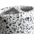 thumbnail image 4 of Better Homes & Gardens Terrazzo Textured Resin Toothbrush Holder in Greys, 4 of 6