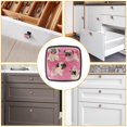 thumbnail image 6 of 4 Pcs Cabinet Handle Drawer Pulls Animal Pug Bow Knobs with Screws Square Furniture Office Cabinet Knob Decoration, 6 of 7