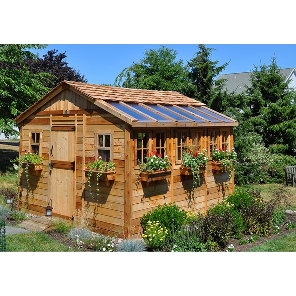 outdoor sun shed
