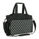 thumbnail image 1 of Bolsa organizadora de hilo, bolsa de mano para tejer con asa, estuche de viaje, tela Oxford con Negro, 1 of 7