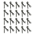 thumbnail image 1 of Mosiee 20Pcs Carp Fishing Screws With D-Rig Swivel Ring For Piercing And Holding, 1 of 8