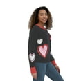 thumbnail image 2 of Jollidays Mommy & Me Valentine's Day Heart Sweater for Women, Sizes S-XL, 2 of 5