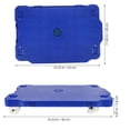 thumbnail image 2 of unbranded Carro Plano Multiusos Azul Con Giratorias Y Estructura Resistente Ideal Para Mover Muebles En El Hogar, 2 of 8