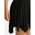 thumbnail image 4 of Madden NYC Women's Ruched Strapless Handkerchief Mini Dress, Sizes XXS-XXL, 4 of 5