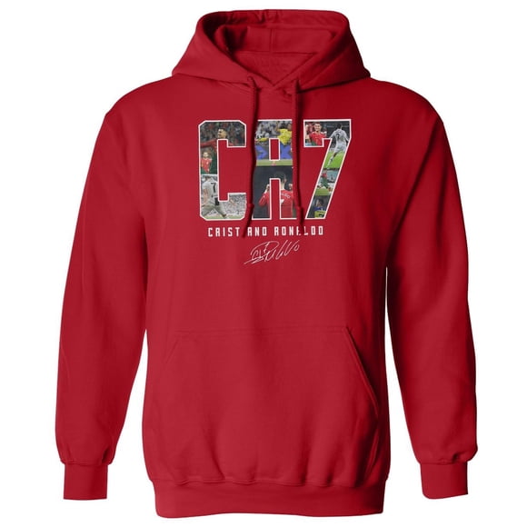 Sudadera con capucha Cup & Branch homenaje a Ronaldo roja 4XL