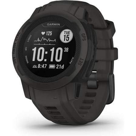 Restored Garmin Instinct 2S GPS Outdoor Smartwatch, Multi-GNSS, 40mm Graphite (Refurbished)