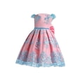 thumbnail image 2 of Seyurigaoka Little Girls Mesh Princess Dress Lace Edge Formal Skirt + Headwear, 2 of 7