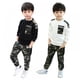 thumbnail image 5 of Conjunto de 2 piezas con estampado de camuflaje para niños, camiseta informal de manga larga y pantalones de otoño, 5 of 5