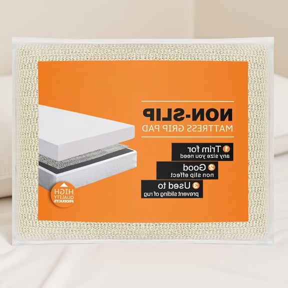 SWOEBTH 1 Pack Non-Slip Mattress Grip Pad, PVC Foam, Keeps Mattress in Place, Twin Size, 36 x 72 Inch