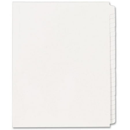 - Avery Blank Tab Legal Exhibit Index Divider Set, 25-Tab, Letter, White, Set of 25