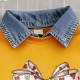 thumbnail image 7 of Gibobby Toddler Girl Outfits Fall Cartoon Print Childrens Clothes Girls 0-12 Months 2t 3t 4t Oversize Streetwear Clothing Set for Girls(2-3 Years,Dark Purple), 7 of 7