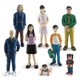 thumbnail image 1 of Set de figuras familiares de PVC para padres, abuelos, niños y niñas, 1 of 3