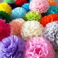 thumbnail image 1 of Bola de flores de papel de peonía de 10 pulgadas y 25 cm para manualidades, decoración para centros comerciales, bodas, fiestas de cumpleaños, 1 of 5