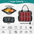 thumbnail image 4 of Dog Black Cooler Bag Lunch Bag Soft Cooler Cooling Tote Insulated Lunch Box for Adult Men Women, 4 of 6
