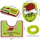 thumbnail image 5 of Adornos navideños - Juegos de baño navideños - Inodoro decorativo Grinchs, 5 of 5