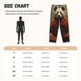thumbnail image 3 of Fotbe Jungle Meditating Panda Pantalones de Pijama para Mujer, Pantalones de Dormir, Pantalones Pj con Cordón y Bolsillos-Large, 3 of 6