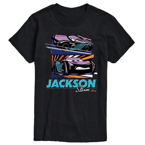 Cars - Under The Lights Jackson Storm - Men's Short Sleeve Graphic T-Shirt