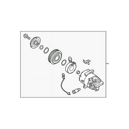 Genuine OE Kia Compressor Assembly - 97701 M7000