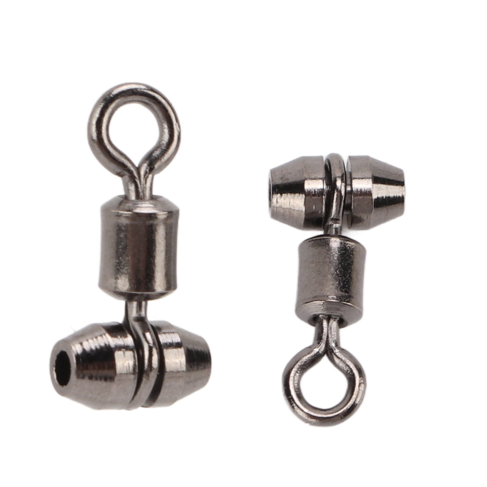 50 Pièces D'émerillons 3 Voies Rotatifs Pour Pêche - Acier Inox Et Laiton