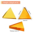 thumbnail image 2 of Uxcell 200g Stained Glass Mosaic Triangle 0.55'' Orange Glass Mosaic Tiles Bulk for Craft Handmade Project, 2 of 8