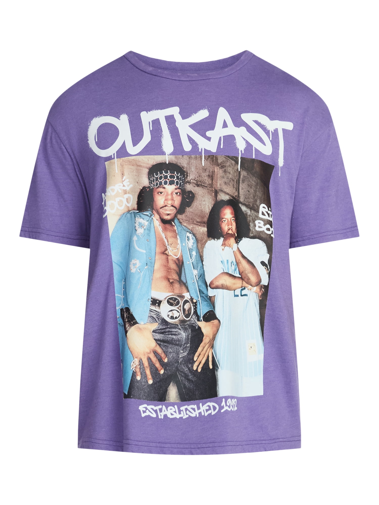 Outkast Men's and Big Men's Boxy Fit Graphic Tee with Short Sleeves, Sizes XS-5XL