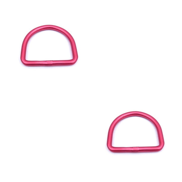 Wosthever Anillo en D para buceo, correa de ajuste rápido, cinturón de peso, retenedor lateral, hebilla de tope para mochila, deportes acuáticos, rosa Rosado 2piezas Wosthever CBP365791